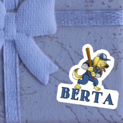 Baseball Dog Sticker Berta Gift package Image