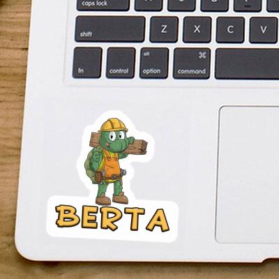 Berta Sticker Construction worker Gift package Image