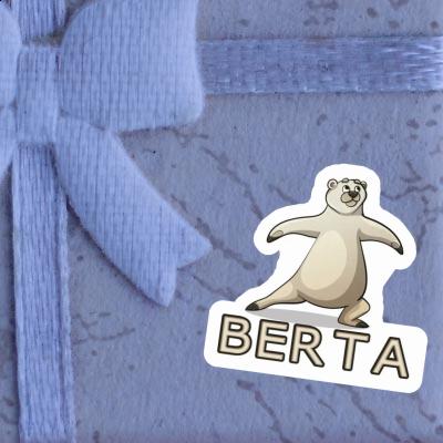 Ours du yoga Autocollant Berta Gift package Image