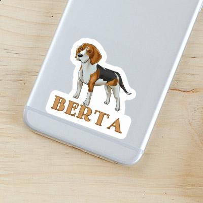 Aufkleber Beagle Berta Image