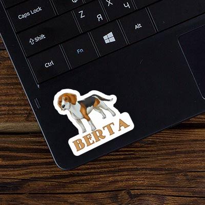 Aufkleber Beagle Berta Notebook Image