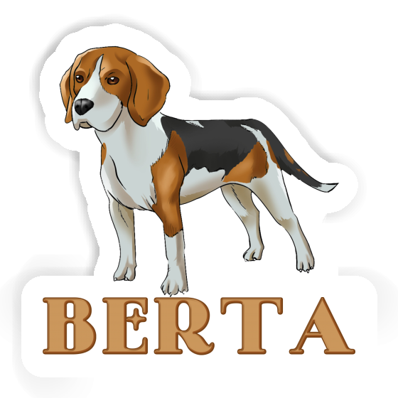 Sticker Beagle Berta Gift package Image