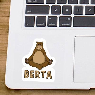 Sticker Yoga Bear Berta Gift package Image