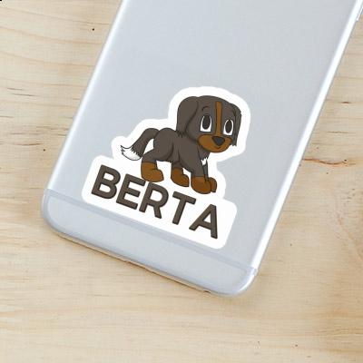 Sticker Bernese Mountain Dog Berta Laptop Image