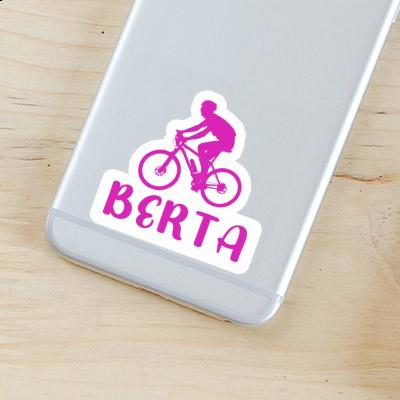 Biker Sticker Berta Laptop Image