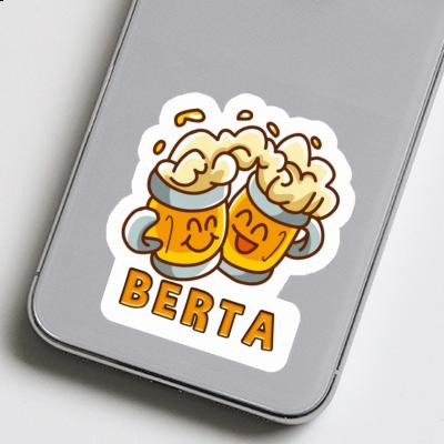 Berta Sticker Beer Laptop Image