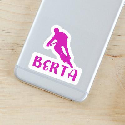 Biker Sticker Berta Notebook Image