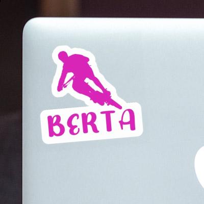 Biker Sticker Berta Laptop Image