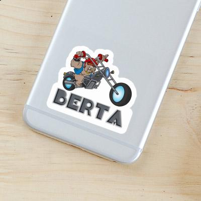 Aufkleber Motorradfahrer Berta Gift package Image