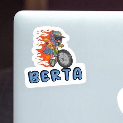 Sticker Berta Freeride Biker Notebook Image