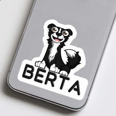 Sticker Berta Border Collie Notebook Image