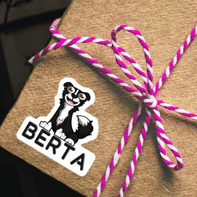 Sticker Berta Border Collie Laptop Image