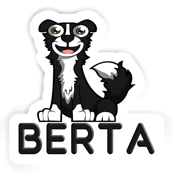 Sticker Berta Border Collie Gift package Image