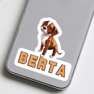 Sticker Boxer Dog Berta Gift package Image