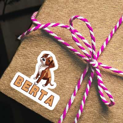 Sticker Boxer Dog Berta Image