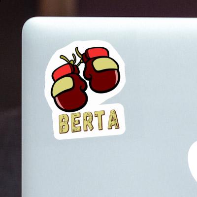 Boxing Glove Sticker Berta Notebook Image