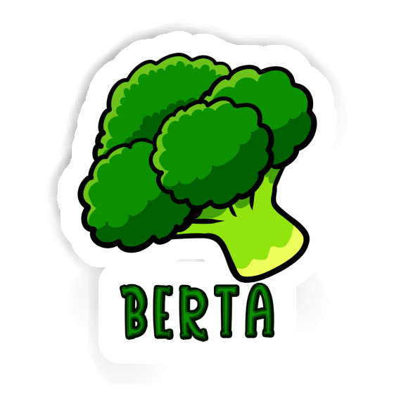 Berta Sticker Broccoli Laptop Image