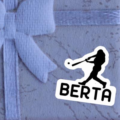 Sticker Baseballspieler Berta Image