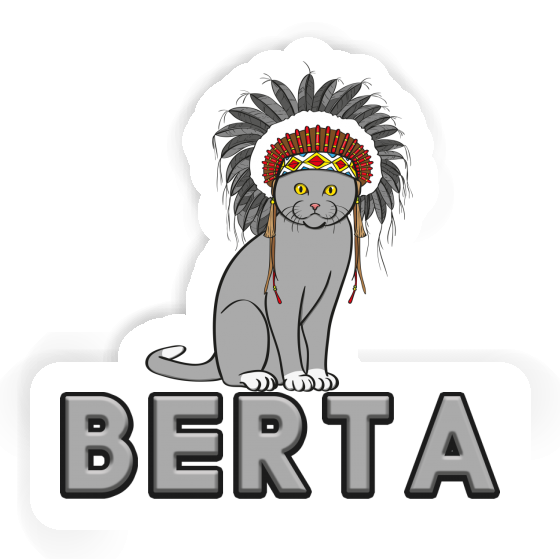 Berta Autocollant Chat indien Image