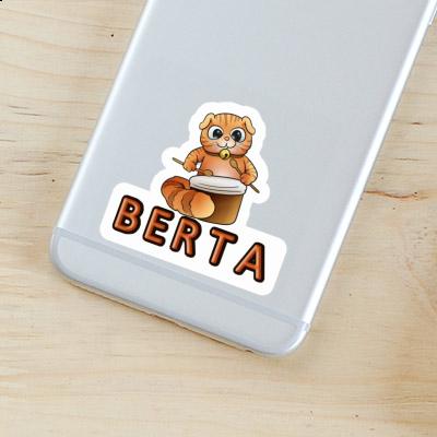 Sticker Berta Drummer Cat Gift package Image