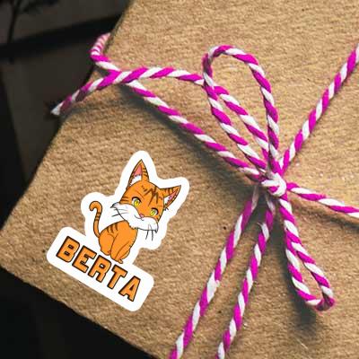 Aufkleber Berta Katze Gift package Image