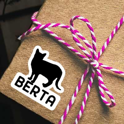 Aufkleber Berta Katze Gift package Image