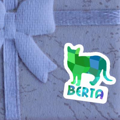 Sticker Katze Berta Laptop Image