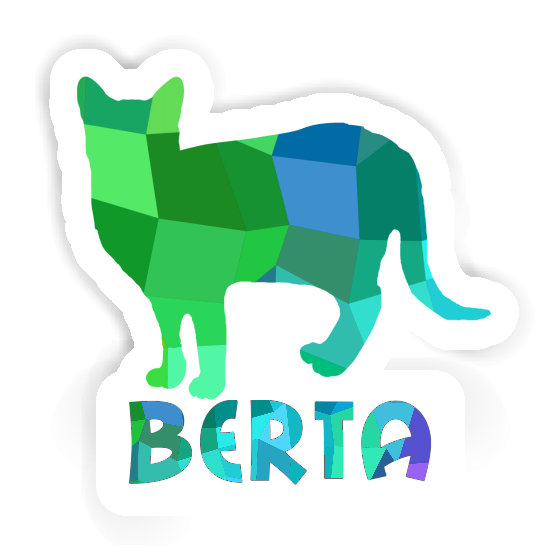 Sticker Katze Berta Laptop Image