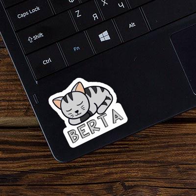 Berta Sticker Katze Notebook Image