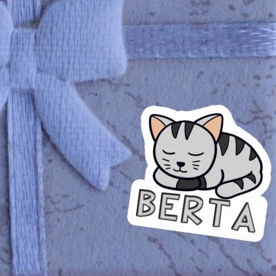 Berta Sticker Cat Notebook Image