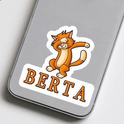 Dabbing Cat Sticker Berta Image