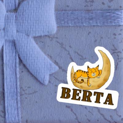 Sticker Sleeping Cat Berta Image