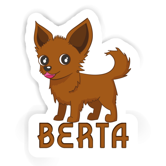 Sticker Chihuahua Berta Laptop Image