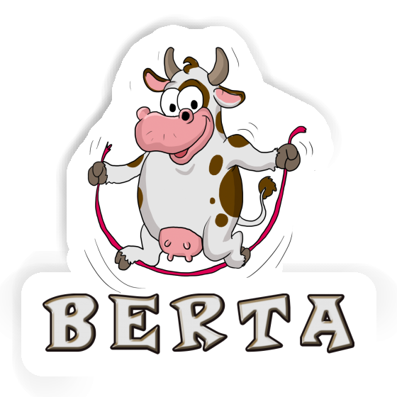 Sticker Cow Berta Notebook Image