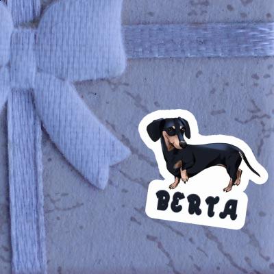 Sticker Dachshund Berta Laptop Image