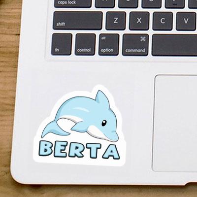 Sticker Dolphin Berta Laptop Image