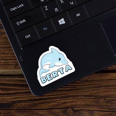 Sticker Delfin Berta Notebook Image