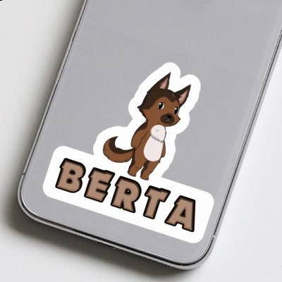 Deutscher Schäferhund Aufkleber Berta Image