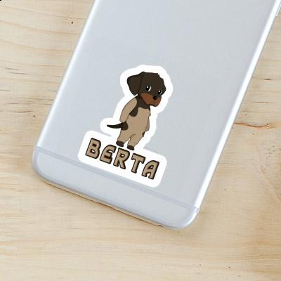 Sticker Berta German Wirehaired Gift package Image