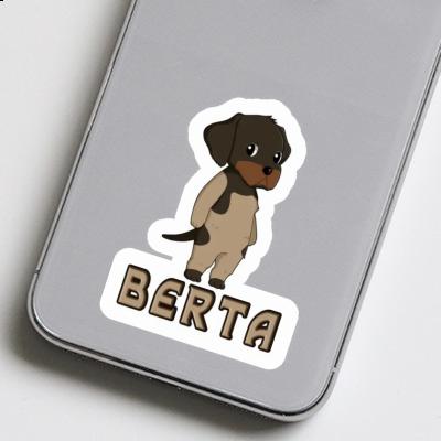 Sticker Berta German Wirehaired Laptop Image