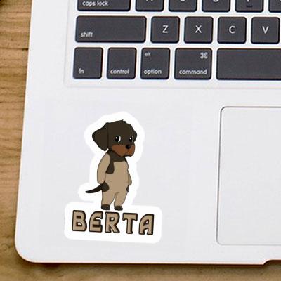 Sticker Berta German Wirehaired Notebook Image