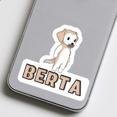 Berta Sticker Golden Retriever Laptop Image