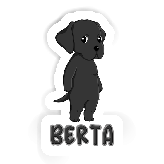 Sticker Berta Labrador Gift package Image