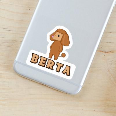 Berta Sticker Poodle Laptop Image