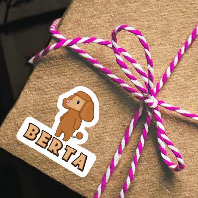 Berta Sticker Poodle Gift package Image