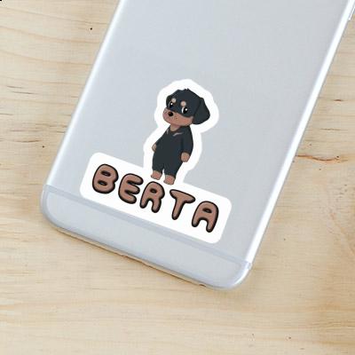 Sticker Rottweiler Berta Notebook Image