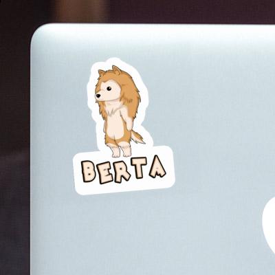 Collie Sticker Berta Laptop Image