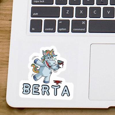 Sticker Berta Wine Unicorn Gift package Image