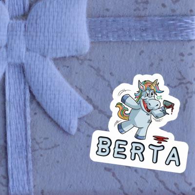 Sticker Berta Wine Unicorn Gift package Image