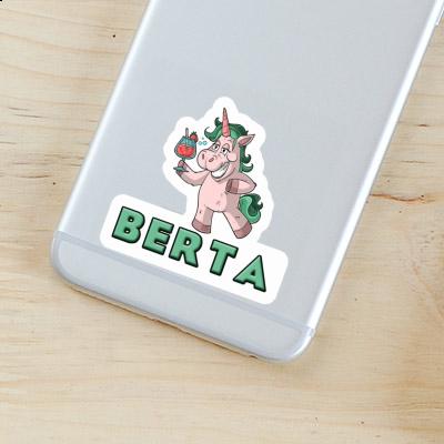 Sticker Party-Einhorn Berta Laptop Image